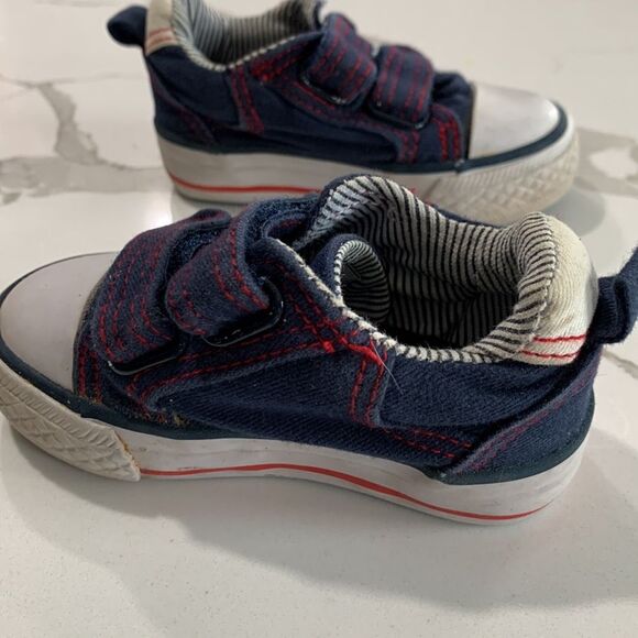 KOALA KIDS | Baby Boys Size 3 Nautical Athletic Boys Walking Shoes SNEAKERS - Picture 6 of 7